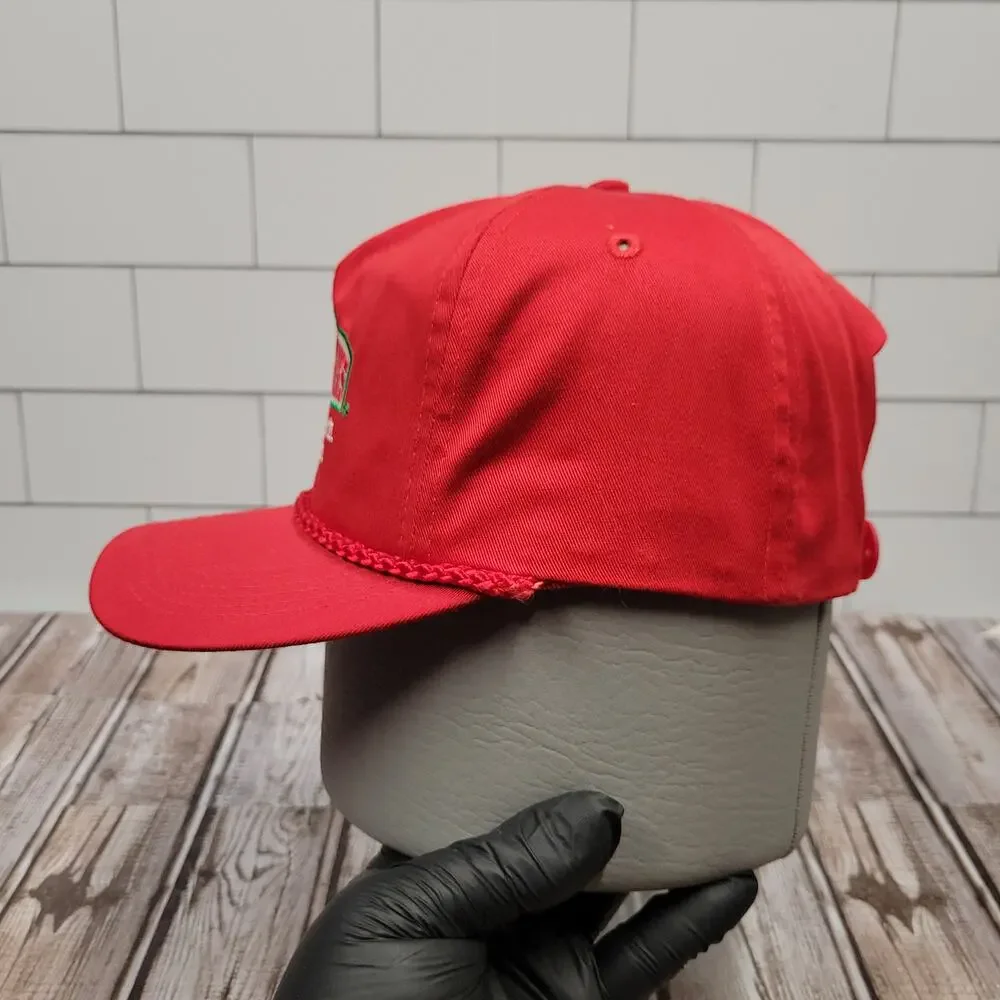 Vintage Papa Johns Pizza Snapback Hat Better Ingredients Better Pizza Red Cap